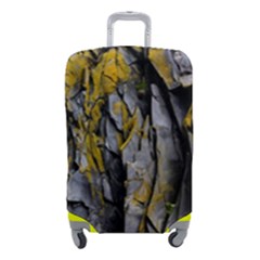 Rock Wall Crevices Geology Pattern Shapes Texture Luggage Cover (small) by artworkshop