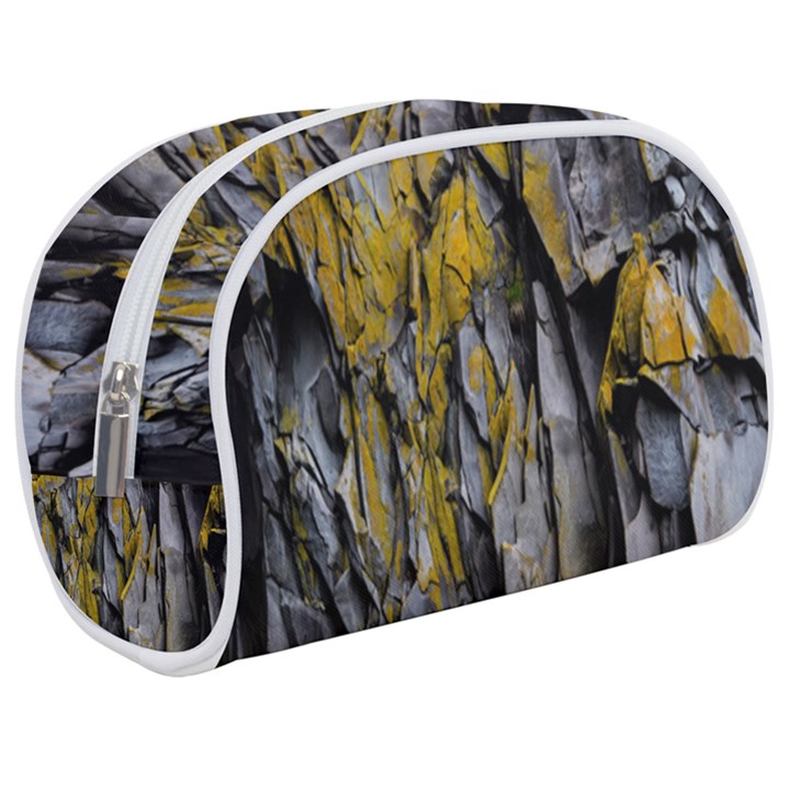 Rock Wall Crevices Geology Pattern Shapes Texture Make Up Case (Medium)