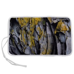 Rock Wall Crevices Geology Pattern Shapes Texture Pen Storage Case (m) by artworkshop