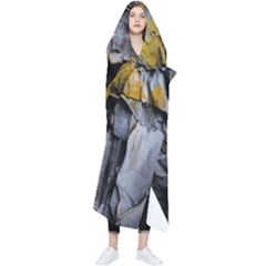 Rock Wall Crevices Geology Pattern Shapes Texture Wearable Blanket by artworkshop