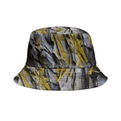 Rock Wall Crevices Geology Pattern Shapes Texture Bucket Hat by artworkshop