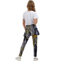 Rock Wall Crevices Geology Pattern Shapes Texture Kids  Skirted Pants View2