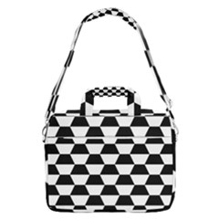 Hexagons Macbook Pro 16  Shoulder Laptop Bag by nate14shop