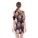 Snail Shells Pattern Arianta Arbustorum Shoulder Cutout One Piece Dress View2