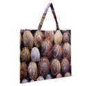 Snail Shells Pattern Arianta Arbustorum Zipper Large Tote Bag View2