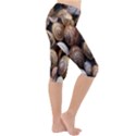 Snail Shells Pattern Arianta Arbustorum Lightweight Velour Cropped Yoga Leggings View3