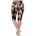 Snail Shells Pattern Arianta Arbustorum Lightweight Velour Cropped Yoga Leggings View4