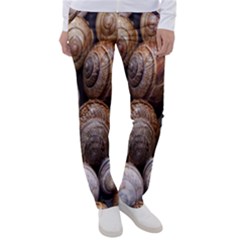 Snail Shells Pattern Arianta Arbustorum Women s Casual Pants