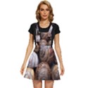 Snail Shells Pattern Arianta Arbustorum Apron Dress View1