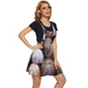 Snail Shells Pattern Arianta Arbustorum Apron Dress View3