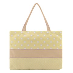 Orange-polkadots Medium Tote Bag