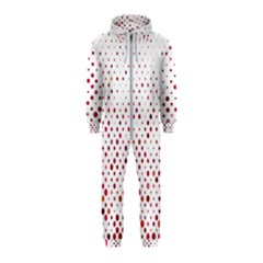 Pattern-polkadots Hooded Jumpsuit (kids) by nate14shop