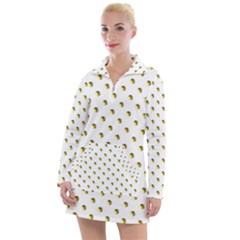 Polka 01 Women s Long Sleeve Casual Dress by nate14shop