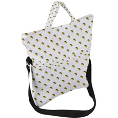 Polka 01 Fold Over Handle Tote Bag by nate14shop