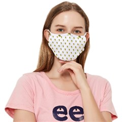 Polka 01 Fitted Cloth Face Mask (adult) by nate14shop