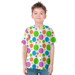 Polka-dot-callor Kids  Cotton Tee