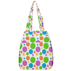 Polka-dot-callor Center Zip Backpack by nate14shop