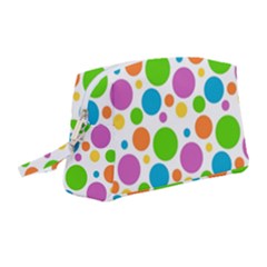 Polka-dot-callor Wristlet Pouch Bag (medium) by nate14shop