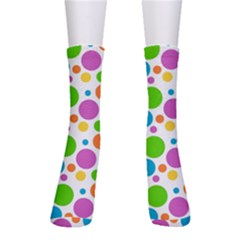 Polka-dot-callor Crew Socks by nate14shop