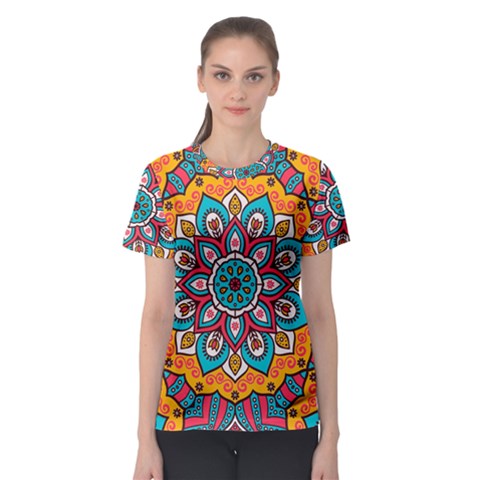 Mandala Spirit Women s Sport Mesh Tee by zappwaits