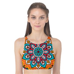 Mandala Spirit Tank Bikini Top by zappwaits