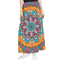 Mandala Spirit Maxi Chiffon Skirt by zappwaits