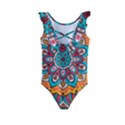 Mandala Spirit Kids  Frill Swimsuit View2