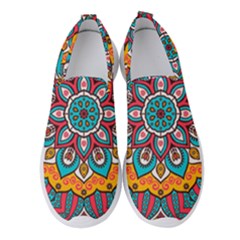 Mandala Spirit Women s Slip On Sneakers