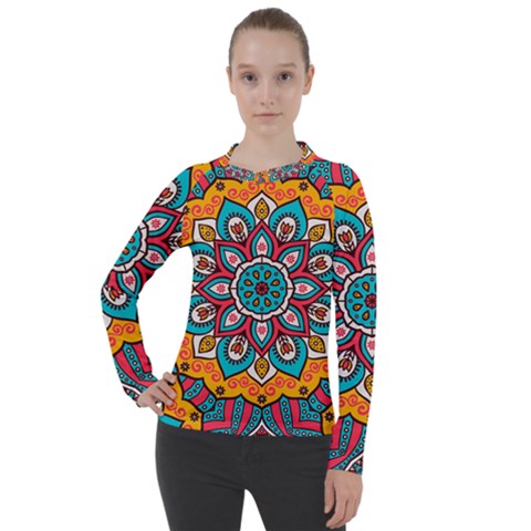 Mandala Spirit Women s Pique Long Sleeve Tee by zappwaits