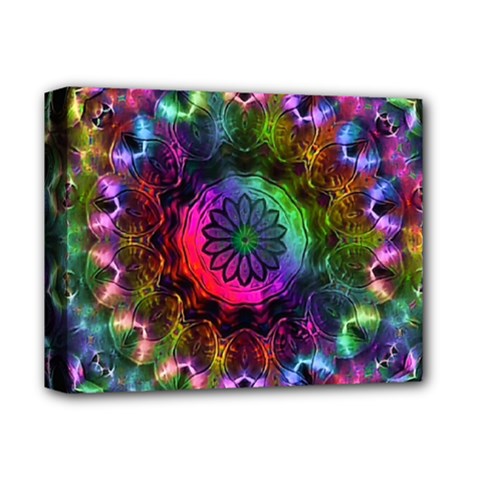 Pride Mandala Deluxe Canvas 14  X 11  (stretched) by MRNStudios