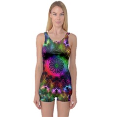 Pride Mandala One Piece Boyleg Swimsuit by MRNStudios