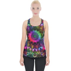 Pride Mandala Piece Up Tank Top by MRNStudios