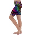 Pride Mandala Kids  Lightweight Velour Cropped Yoga Leggings View2