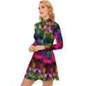 Pride Mandala Long Sleeve Velour Longline Dress View2