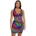 Pride Mandala Draped Bodycon Dress View1