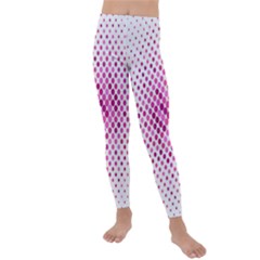 Polkadot-pattern Kids  Lightweight Velour Leggings by nate14shop