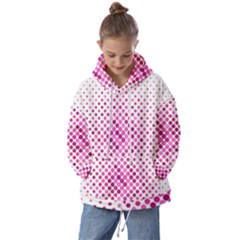 Polkadot-pattern Kids  Oversized Hoodie by nate14shop