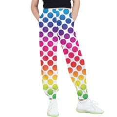 Polka-dots-callor Kids  Elastic Waist Pants