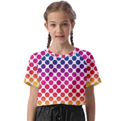 Polka-dots-callor Kids  Basic Tee by nate14shop