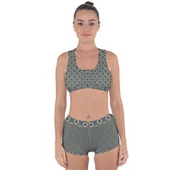 Polka-dots-gray Racerback Boyleg Bikini Set by nate14shop