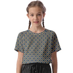 Polka-dots-gray Kids  Basic Tee by nate14shop