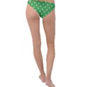 Polka-dots-green Ring Detail Bikini Bottom View2