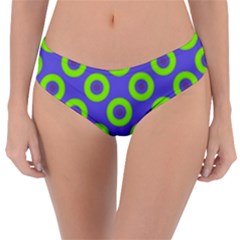 Polka-dots-green-blue Reversible Classic Bikini Bottoms by nate14shop