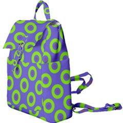 Polka-dots-green-blue Buckle Everyday Backpack by nate14shop