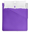 Polka-dots-lilac Duvet Cover Double Side (Queen Size) View2