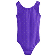 Polka-dots-lilac Kids  Cut-out Back One Piece Swimsuit by nate14shop