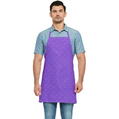 Polka-dots-lilac Kitchen Apron by nate14shop