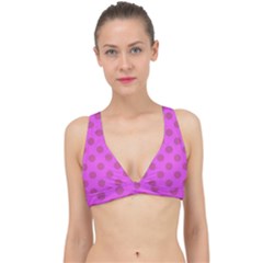 Polka-dots-purple Classic Banded Bikini Top by nate14shop