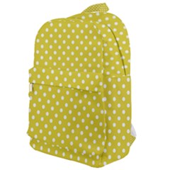 Polka-dots-yellow Classic Backpack by nate14shop