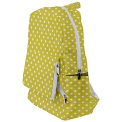 Polka-dots-yellow Travelers  Backpack by nate14shop